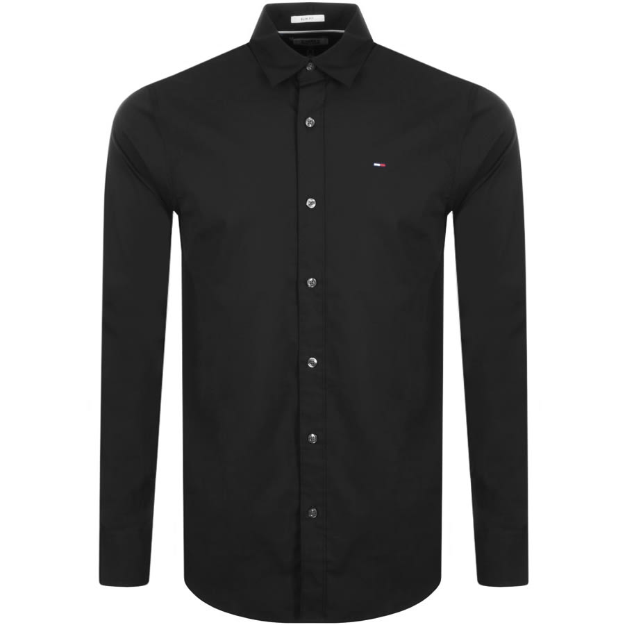 Alternative Image for ProductTommy Jeans Long Sleeved Shirt Black1